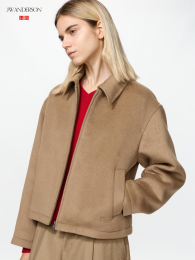 UNIQLO Укороченный блузон с начёсом.  фото