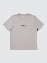 UNIQLO Текст уже на русском: «Футболка UT „Миффи: Сияющие дни“». Пришлите японский оригинал — переведу его.  фото