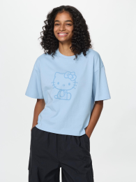 UNIQLO Hello Kitty UT / свободный крой бокс-силуэта  - купить