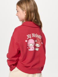 UNIQLO Свитшот с короткой молнией и персонажами Sanrio.  фото