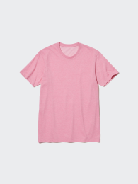 UNIQLO Футболка с круглым вырезом из быстросохнущей ткани.  фото