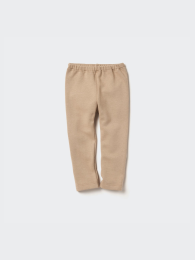 UNIQLO Флисовые леггинсы, Черный, Размер 90  фото