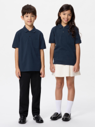 UNIQLO Сухая каноко поло-рубашка с карманом.  фото