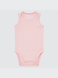UNIQLO Хлопковый боди из сетки/без рукавов  фото