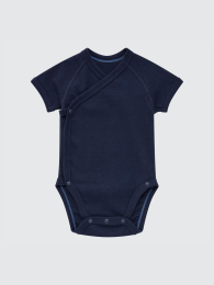 UNIQLO Боди-костюм с передней молнией, 100% Хлопок, Белый, Размер 60 (ボディスーツ/前開き) фото