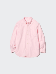 UNIQLO Оксфордская рубашка Синий Ультрамарин (Размер S) - Универсальный Стиль  - купить