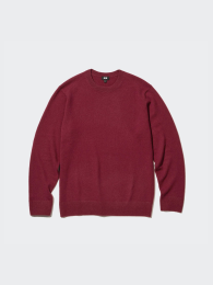 UNIQLO Кашемировый свитер с круглым вырезом (длинный рукав)  фото