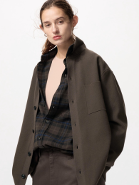 UNIQLO Экстремально теплая термохлопковая футболка с круглым вырезом.  фото