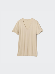 UNIQLO Эаризъм V-образный топ  фото