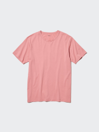 UNIQLO Эйризм хлопковая футболка с круглым вырезом.  фото