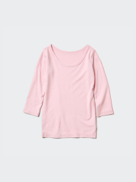 UNIQLO Хитотек У-образный вырез футболка  фото