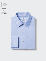 UNIQLO Сверхновой рубашка без глажки/классический воротник/длинный рукав/S  фото