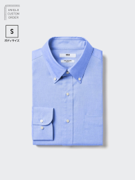 UNIQLO Супер-удобная рубашка из хлопка, не требующая глажки, Длинный рукав (Размеры 37-39)  фото