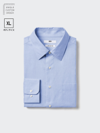 UNIQLO Сверхновой рубашка без глажки / Классический воротник / Длинные рукава / XL  фото