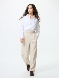 UNIQLO Широкие брюки с высокой талией, эластичные, размеры S-XXL  фото