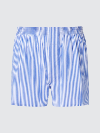 UNIQLO Лондонские полосатые трусы с застежкой, Синий, XL  фото