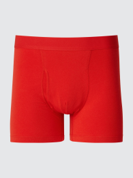 UNIQLO Хлопковые боксеры-слипы спереди на застежке, Эластичные, Размеры S-4XL  фото