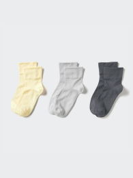 UNIQLO Носки/комплект из 3 пар/круговые с уширением к низу  фото