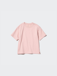 UNIQLO Эализм футболка с круглым вырезом из хлопка, Размер: One Size  фото