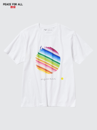UNIQLO Футболка PEACE FOR ALL, Размер 3XL, Белый  фото