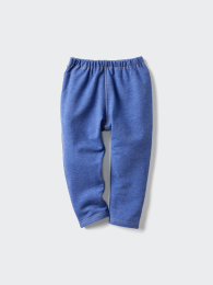 UNIQLO Расслабляющие фитнес-легинсы с джинсовым видом, Синий, 110 (4-5歳)  фото