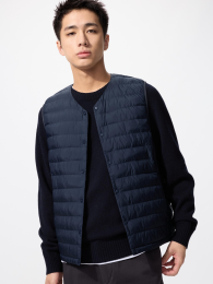 UNIQLO Пафтекс компактный мужской жилет, ультрамарин (Размеры S-4XL)  фото