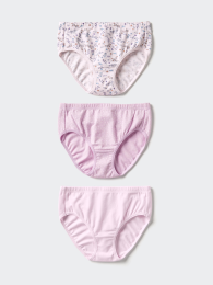 UNIQLO Детские эластичные хлопковые трусики/набор из 3 штук.  фото