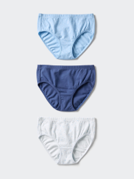 UNIQLO Детские эластичные хлопковые трусики/комплект из 3 штук.  фото