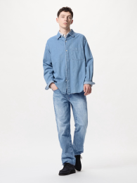 UNIQLO Мужские Джинсы Regular Fit от (Комфорт и Универсальность)  фото