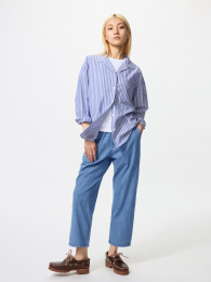 UNIQLO Хлопковые расслабленные брюки-чулки (UNIQLO) | Разные цвета и размеры  фото