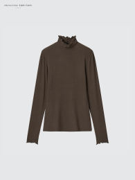 UNIQLO Экстремально теплая термокашемировая рибана с высоким горлом (XS-3XL)  фото