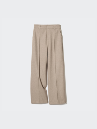 UNIQLO Брашированный джерси, широкие брюки / Длинный крой  фото