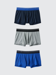 UNIQLO Мужские боксерские трусы Airism, Размер 100, Черный, 3 шт.  фото