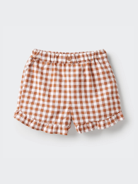 UNIQLO Легкие Шорты с Гингам-Принтом (Размеры 80-160)  фото