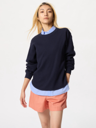 UNIQLO Льняно-хлопковые шорты, расслабленный силуэт, подкладка сзади  - купить
