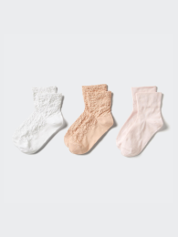 UNIQLO Носки/комплект из 3 пар/круговые с поддержкой стопы  фото