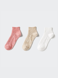 UNIQLO Короткие носки/комплект из 3 пар/смесовая пряжа.  фото