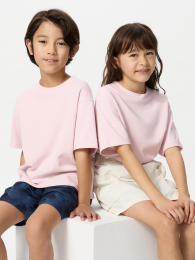UNIQLO Эализм футболка с круглым вырезом из хлопка  фото