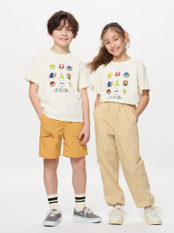 UNIQLO UT Archive Super Mario UT Футболка для мальчика (Размер 100-160, Цвет: Белый, Черный, Синий)  фото