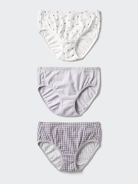 UNIQLO Детские эластичные хлопковые трусики/набор из 3 штук.  фото