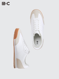 UNIQLO Сuede combination sneakers  фото