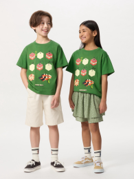 UNIQLO Minecraft UT Футболка Зеленый, Размер 100  фото