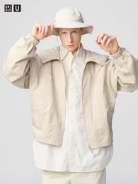 UNIQLO Фуддидブルゾン (Hooded blouson)

Можно также перевести как:

Фартушечная куртка с капюшоном.  фото