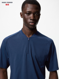 UNIQLO Сухая EX стойкая цветная поло-рубашка (Мелкая текстура, Приглушенный блеск)  фото