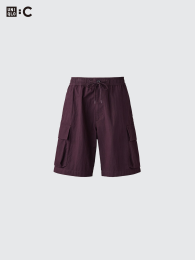 UNIQLO Широкие карго-шорты с свободным кроем талии и широкими штанинами  - купить