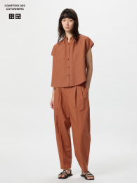 UNIQLO Брюки из льна с бахромой, размер 21-36  фото