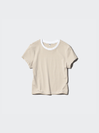 UNIQLO Мини-блузка в полоску - купить  фото
