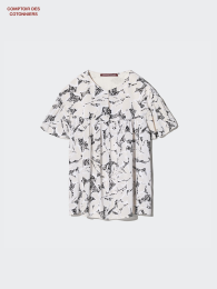 UNIQLO Блузка из вискозного принта, XS-3XL  фото