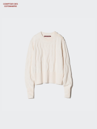 UNIQLO Мериносовый свитер с круглым вырезом  фото