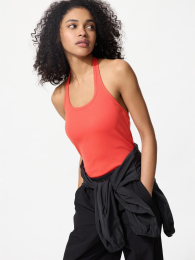 UNIQLO Эйризм хлопковый топ с открытой спиной и воротником-халтером  фото